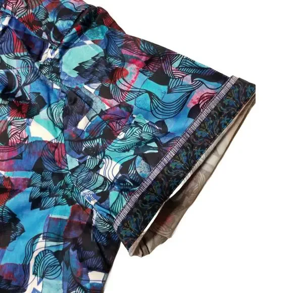 NWT Robert Graham L Barley Multi Color Short Sleeve Shirt $188 - Picture 8 of 13